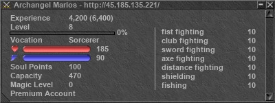 Signature for player Archangel Marlos