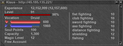 Signature for player Klaus