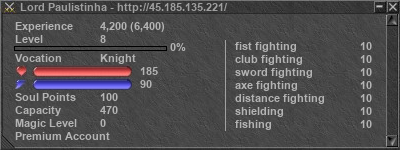 Signature for player Lord Paulistinha