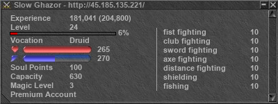 Signature for player Slow Ghazor