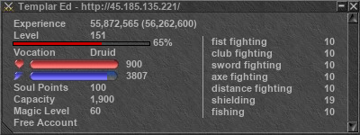 Signature for player Templar Ed